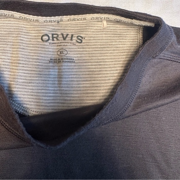 Orvis Dark Blue long sleeve shirt size XL - Picture 4 of 5